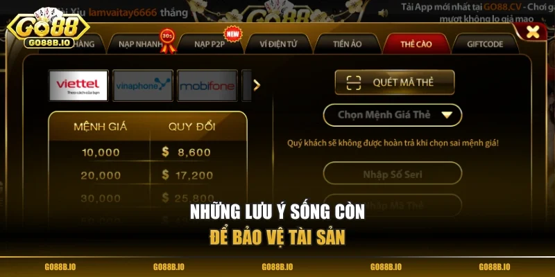 Những lưu ý sống còn để bảo vệ tài sản