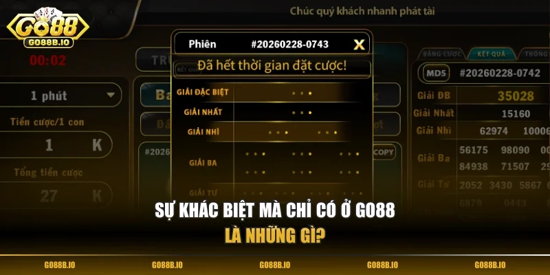 Sự khác biệt mà chỉ có ở Go88 là những gì?